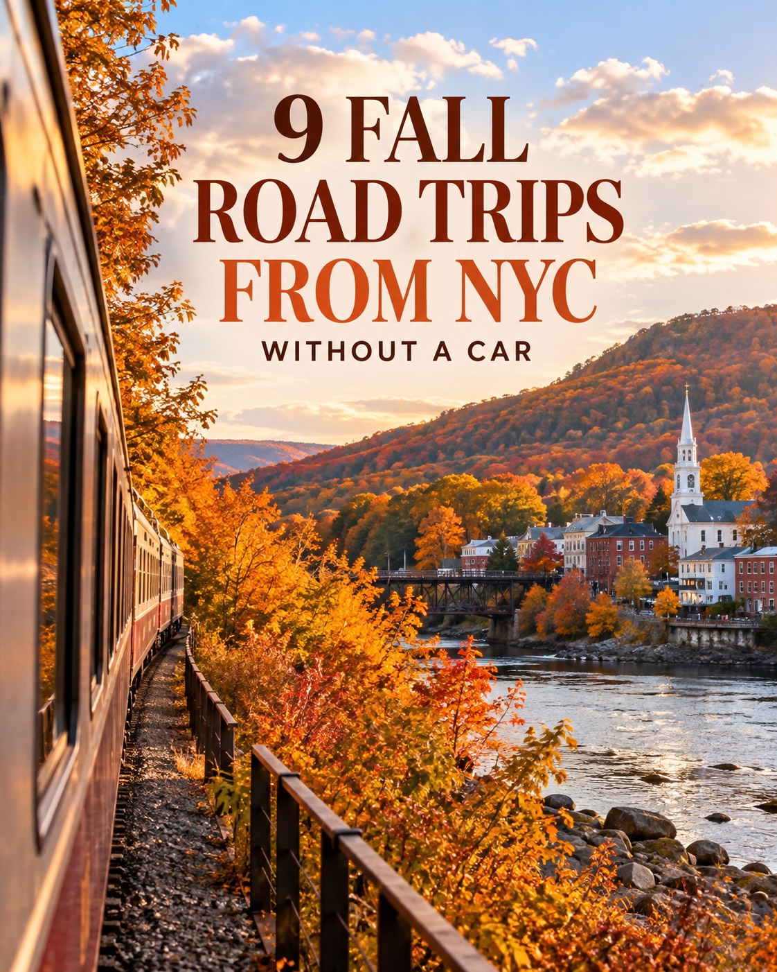 Fall Road Trips Near NYC Accessible By Public Transit