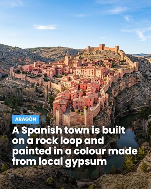 Albarracín's Historic Walls And Reddish Hue