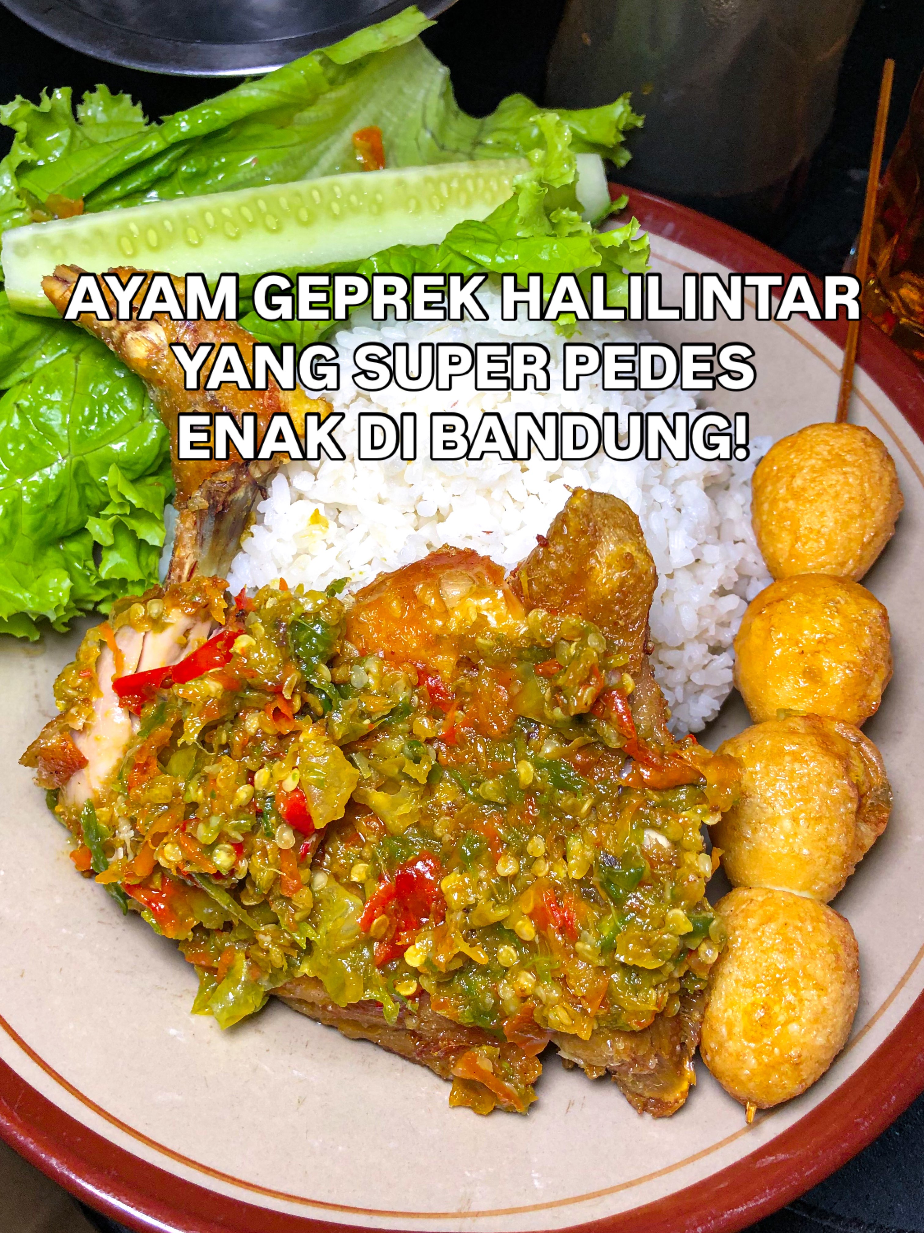 Ayam Geprek Super Pedas di Bandung