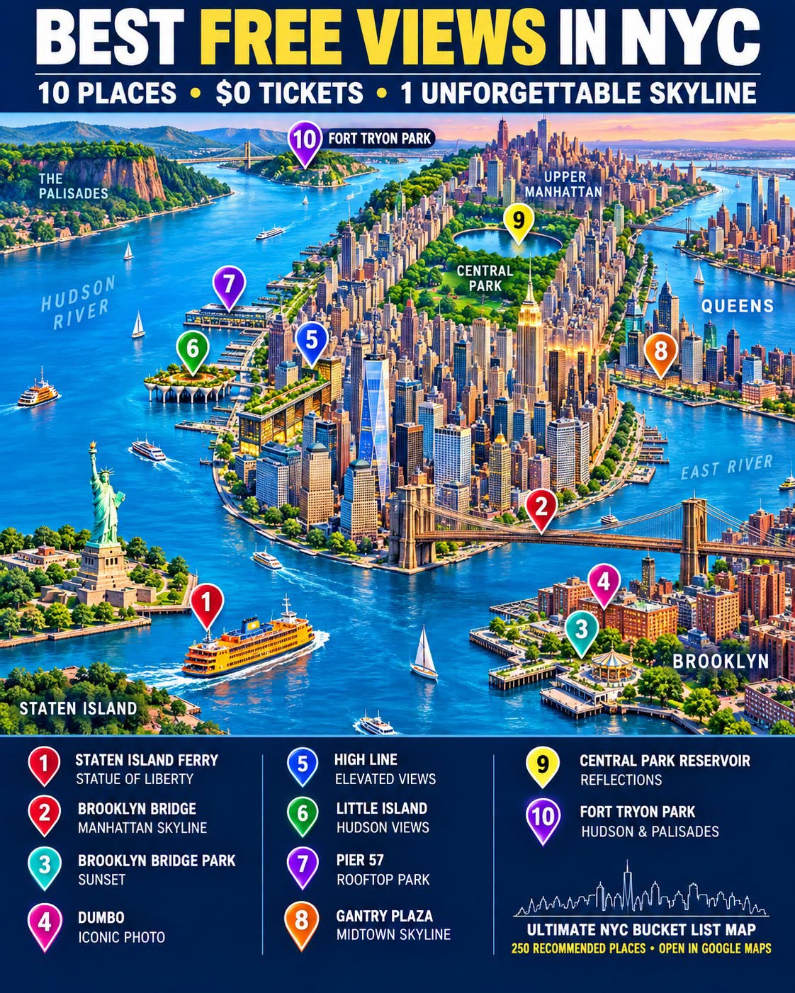 Iconic New York City Landmarks Offer Unforgettable Views