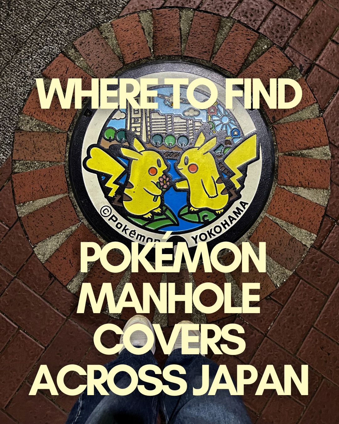 Find Pokémon Manholes Across Japan