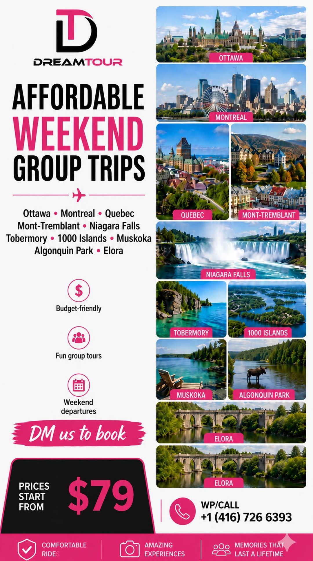 Canadian Weekend Getaways: Ontario and Quebec