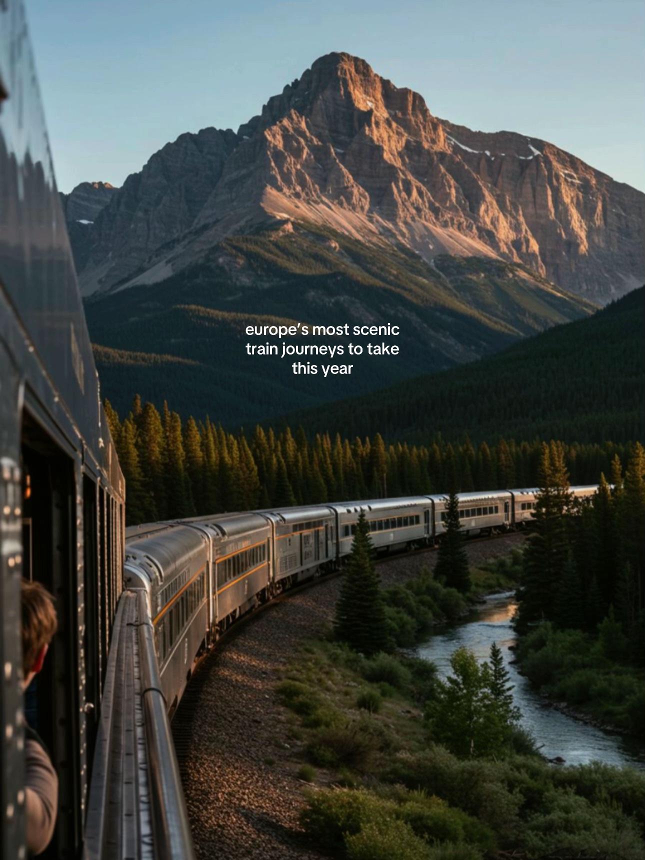 European Train Journeys Through Scenic Landscapes