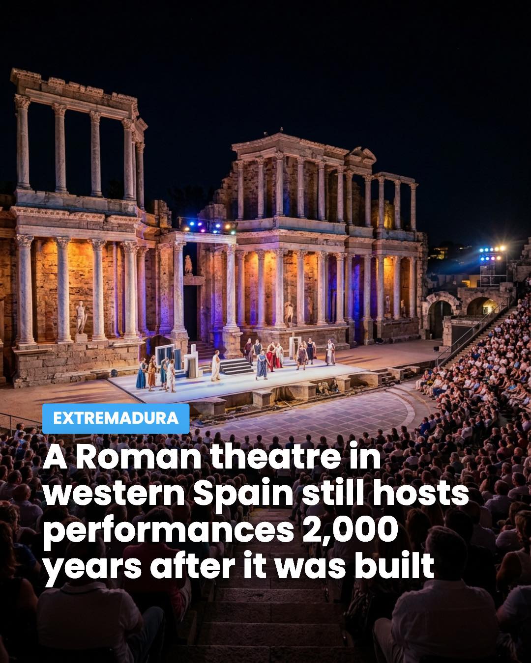 Roman Ruins in Mérida, Spain