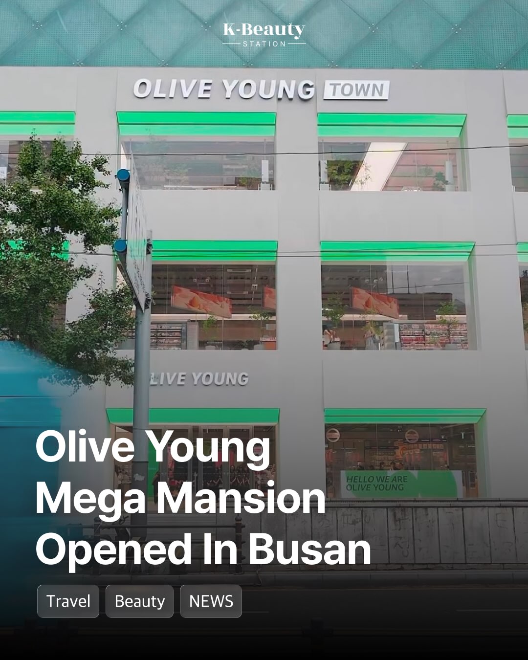 Olive Young's Mega Flagship Store in Busan