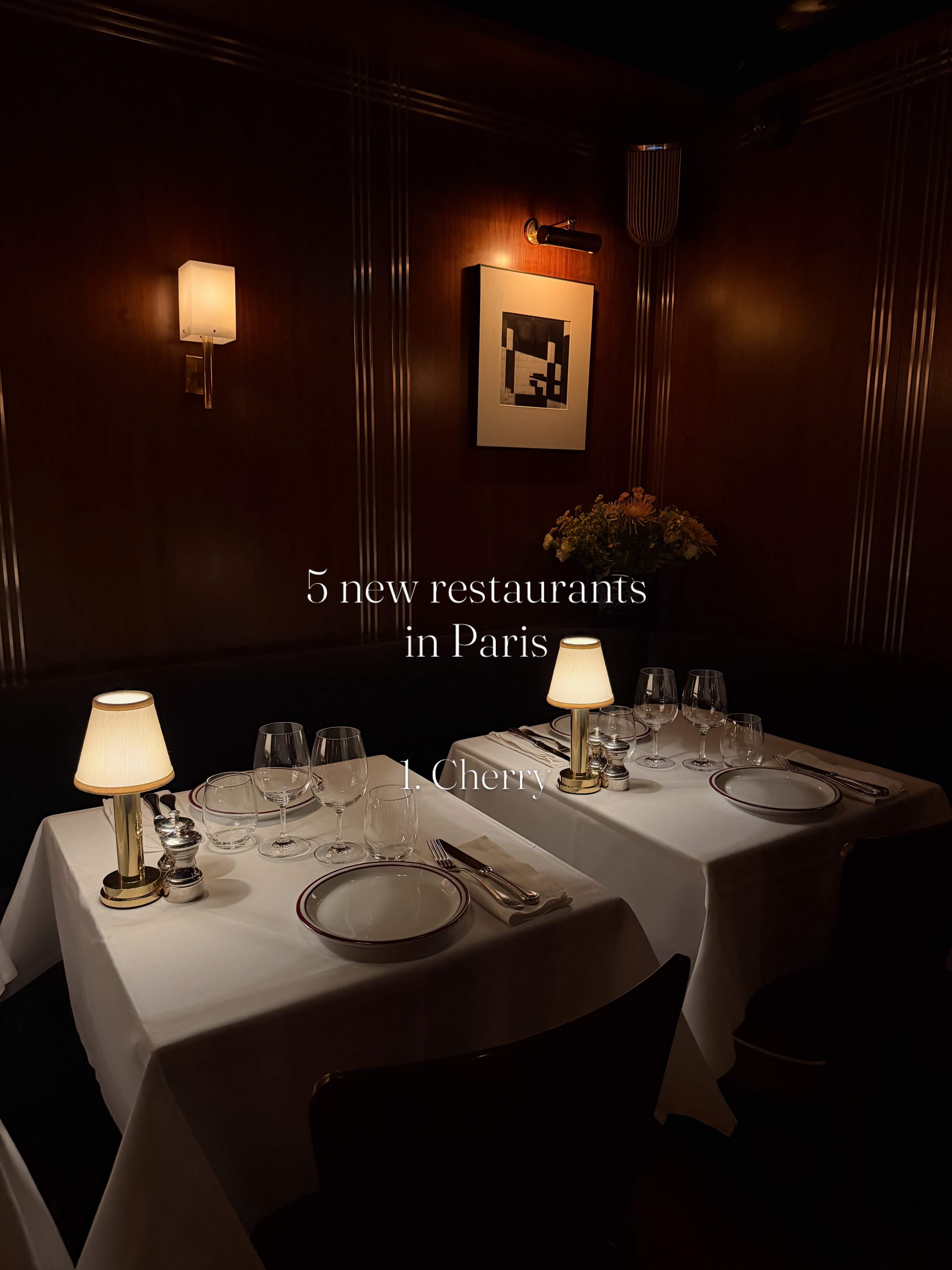 Four Parisian Restaurants