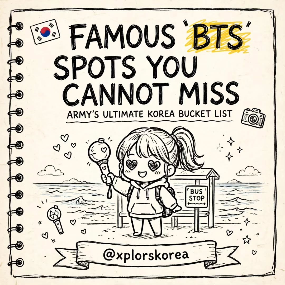 Explore Famous BTS Filming and Fan Spots Across Korea