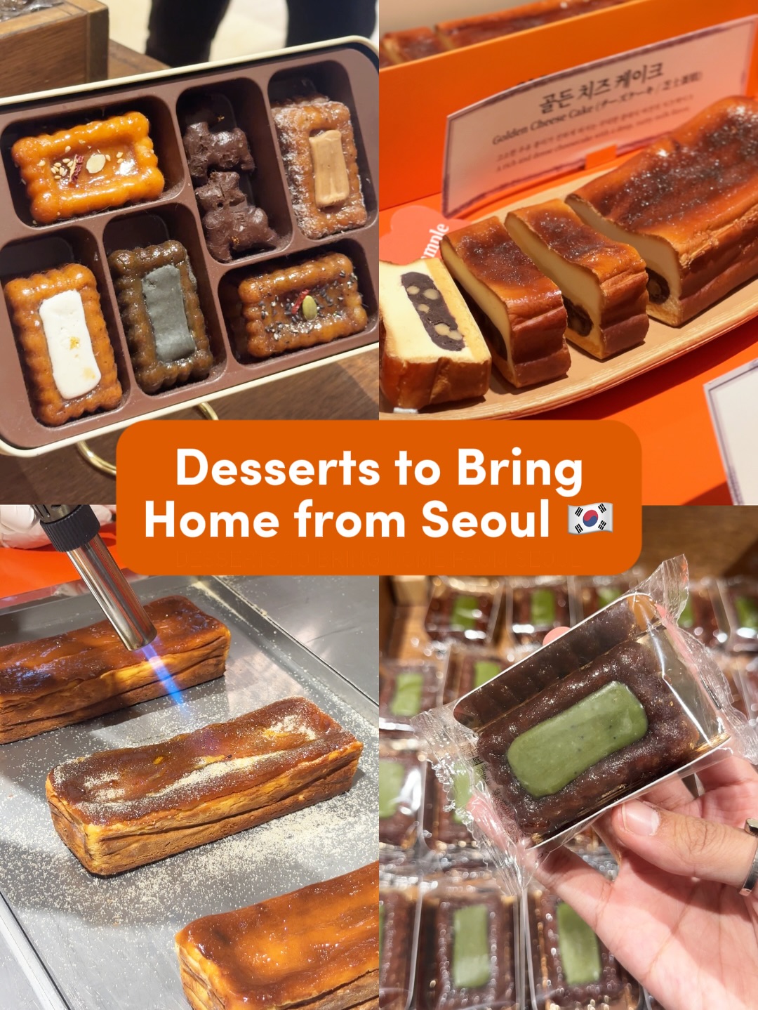Golden Cheese Dessert From Lotte Department Store