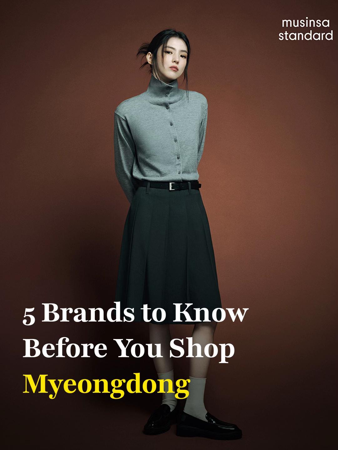 Myeongdong Fashion Brands To Discover