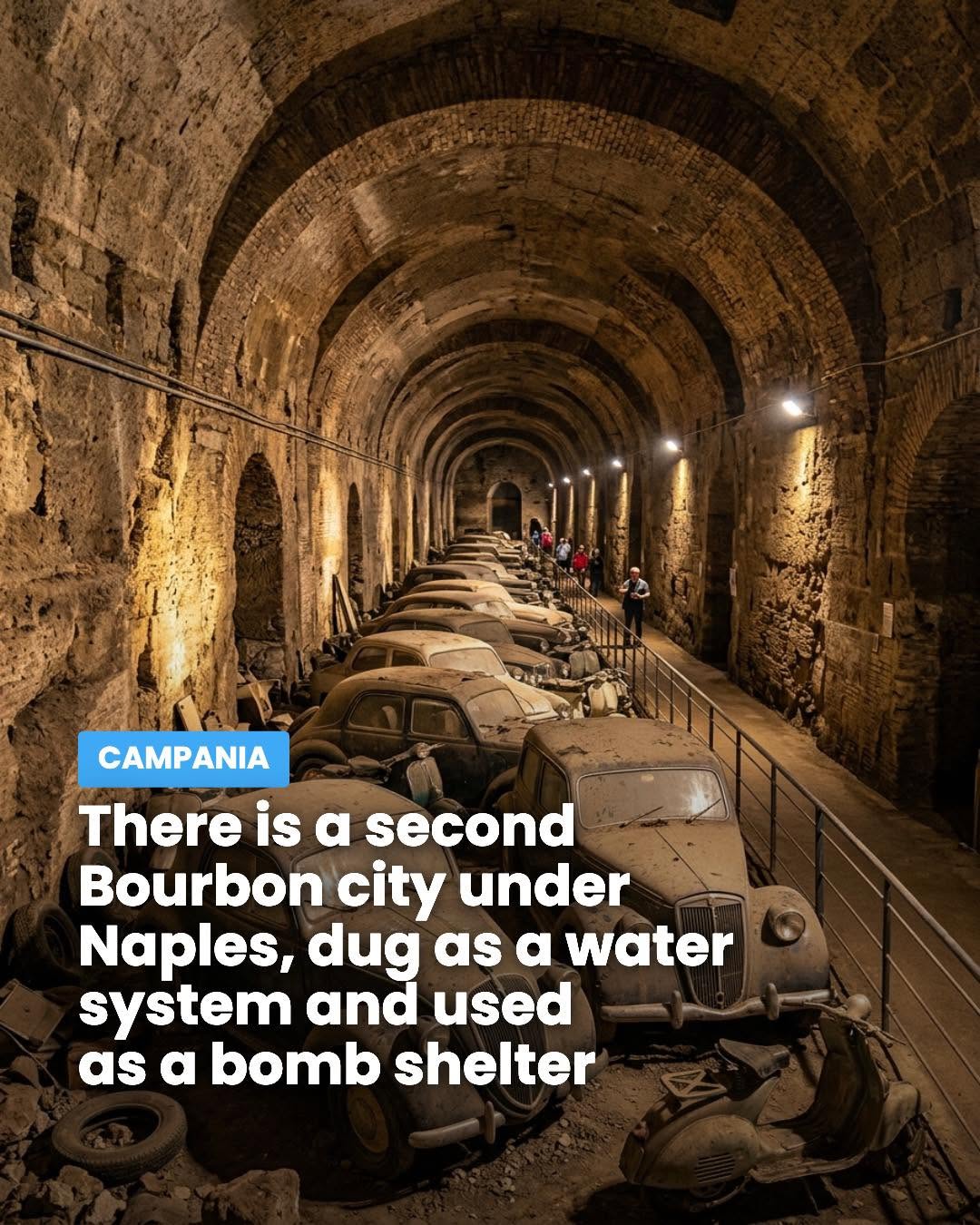 Naples Underground Tunnels Hold Wartime Relics