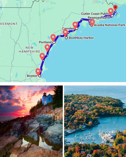 Coastal New England Road Trip Destinations