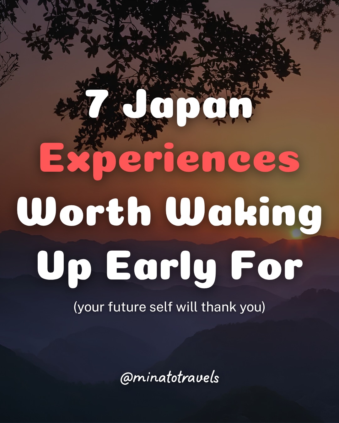 Seven Serene Japan Experiences To Enjoy Early