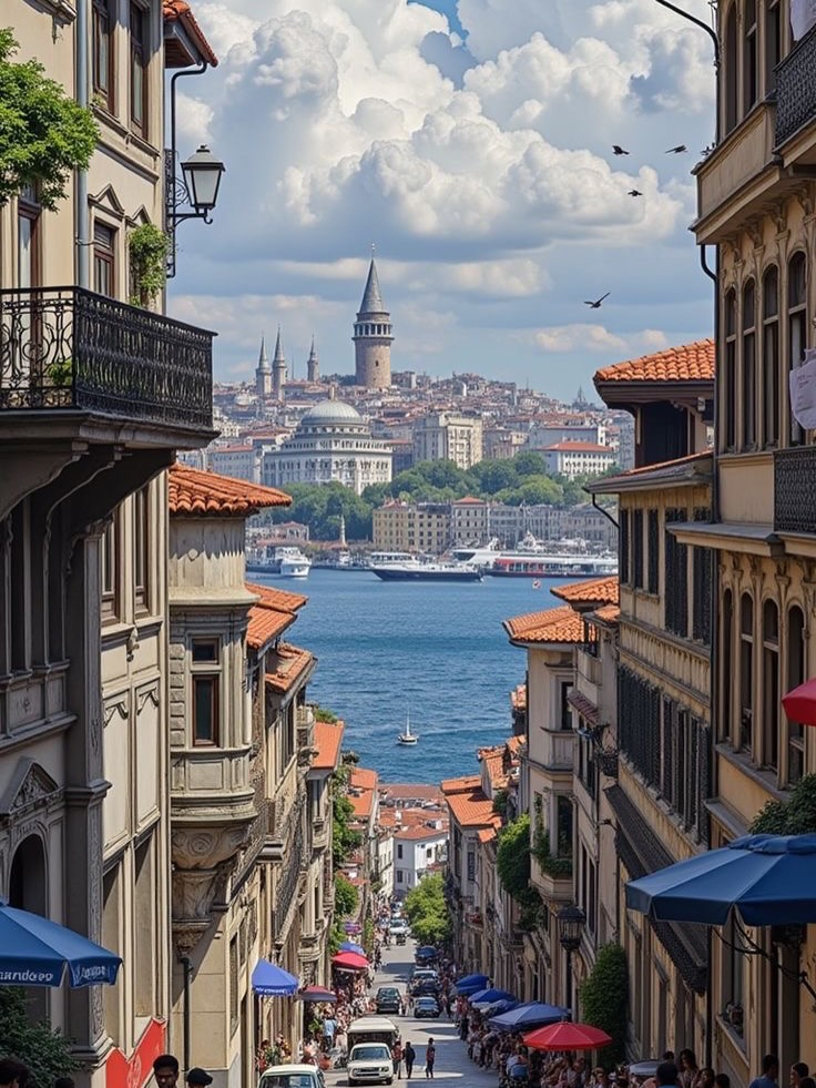 Istanbul's Iconic Landmarks And Waterways