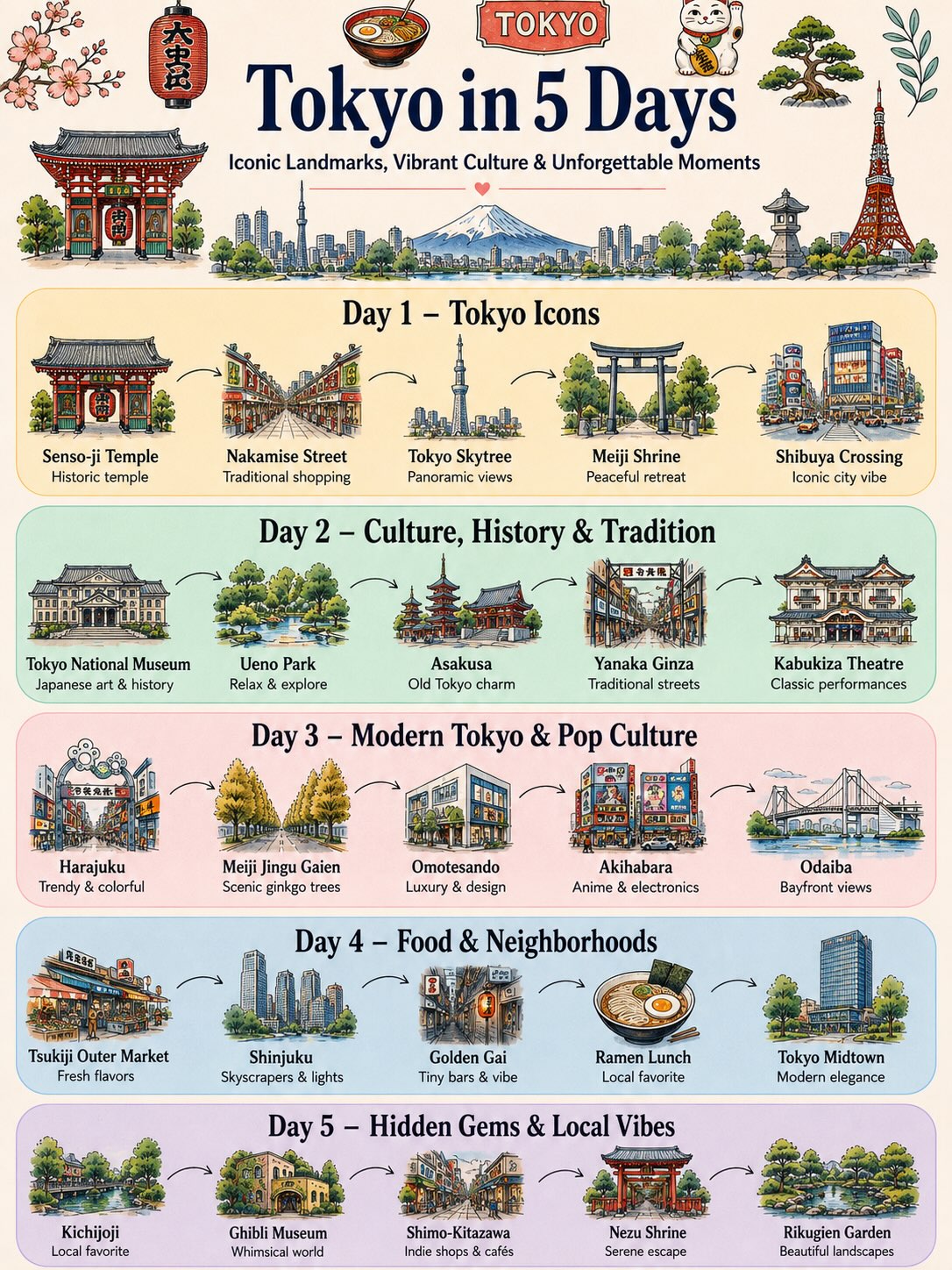 Tokyo Travel Guide: Iconic Landmarks and Hidden Gems