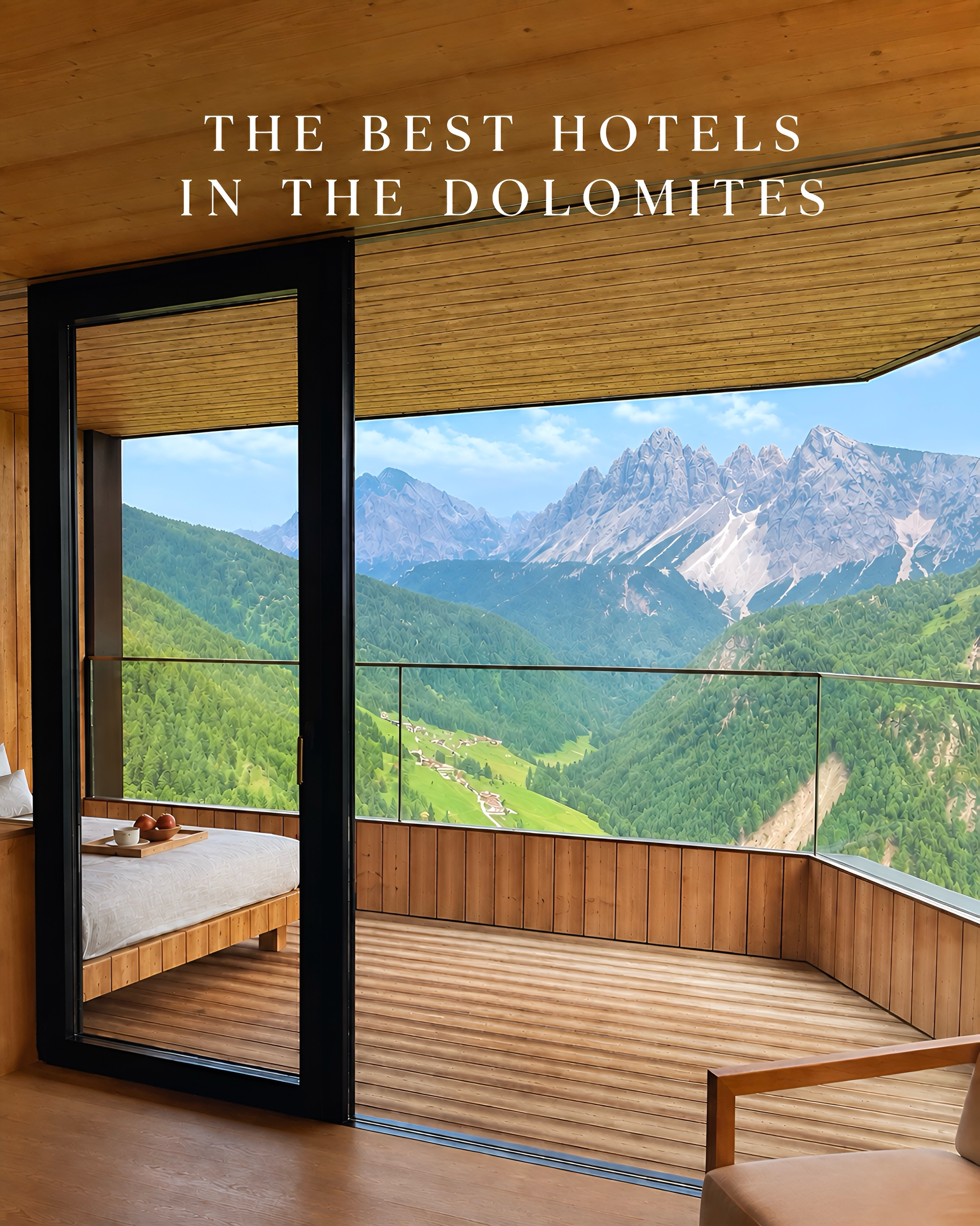 Luxury Dolomites Hotels With Mountain and Lake Views