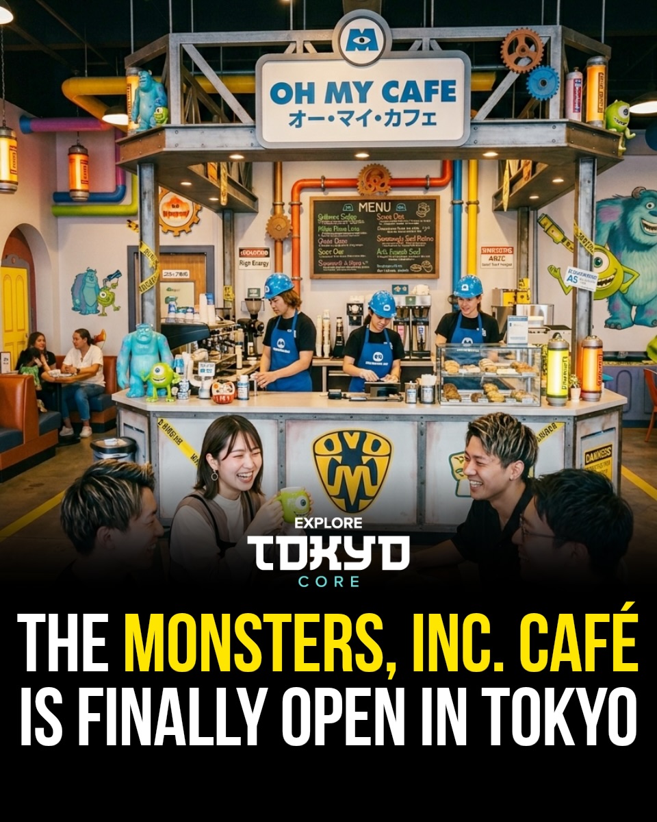 Monsters Inc. Cafe Celebrates 25th Anniversary in Tokyo