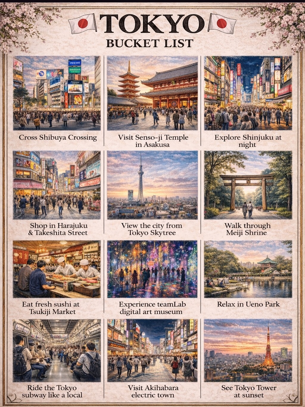 Tokyo's Top Attractions and Must-See Landmarks