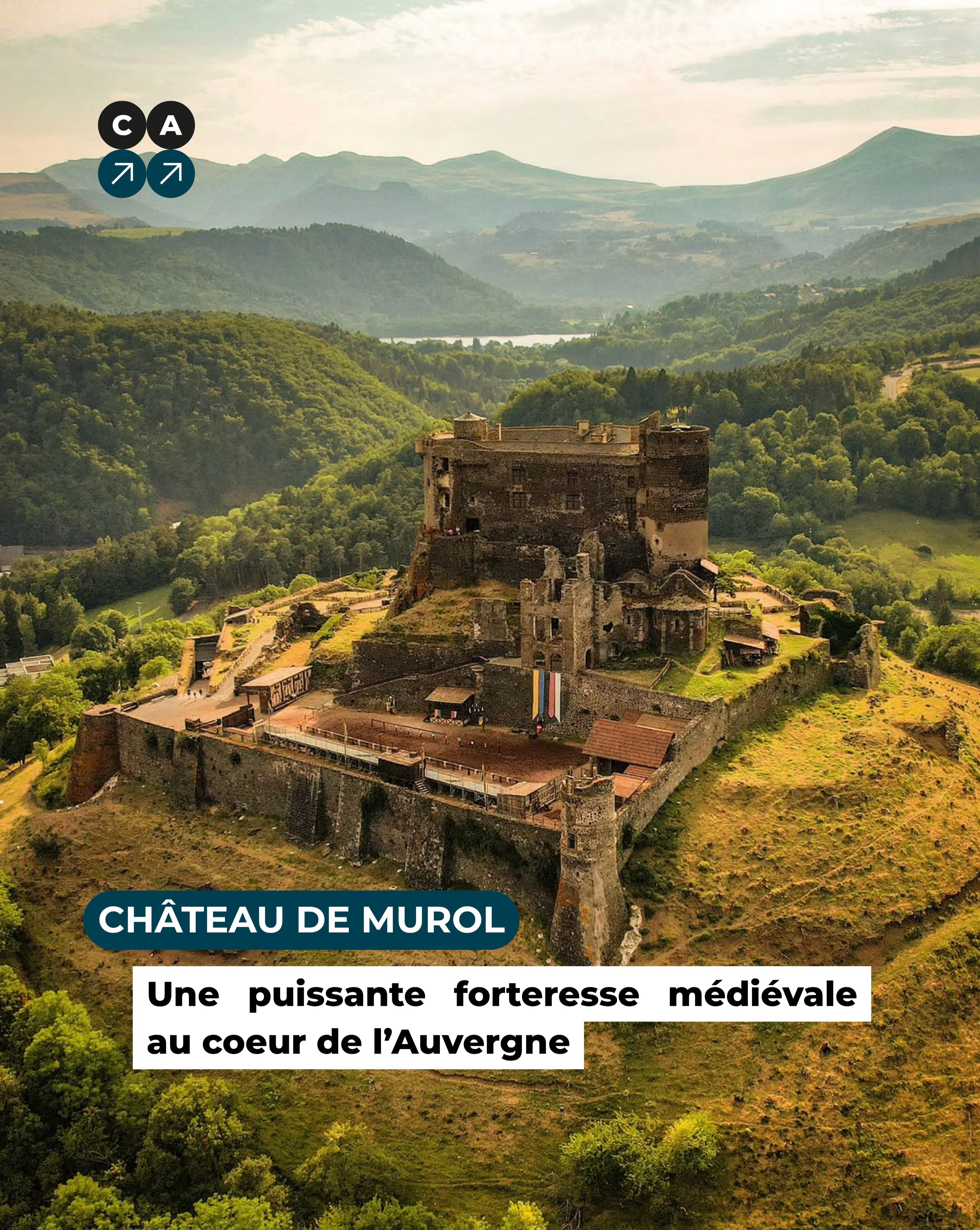 Discover Murol Castle, Puy de Sancy, and Lac Chambon