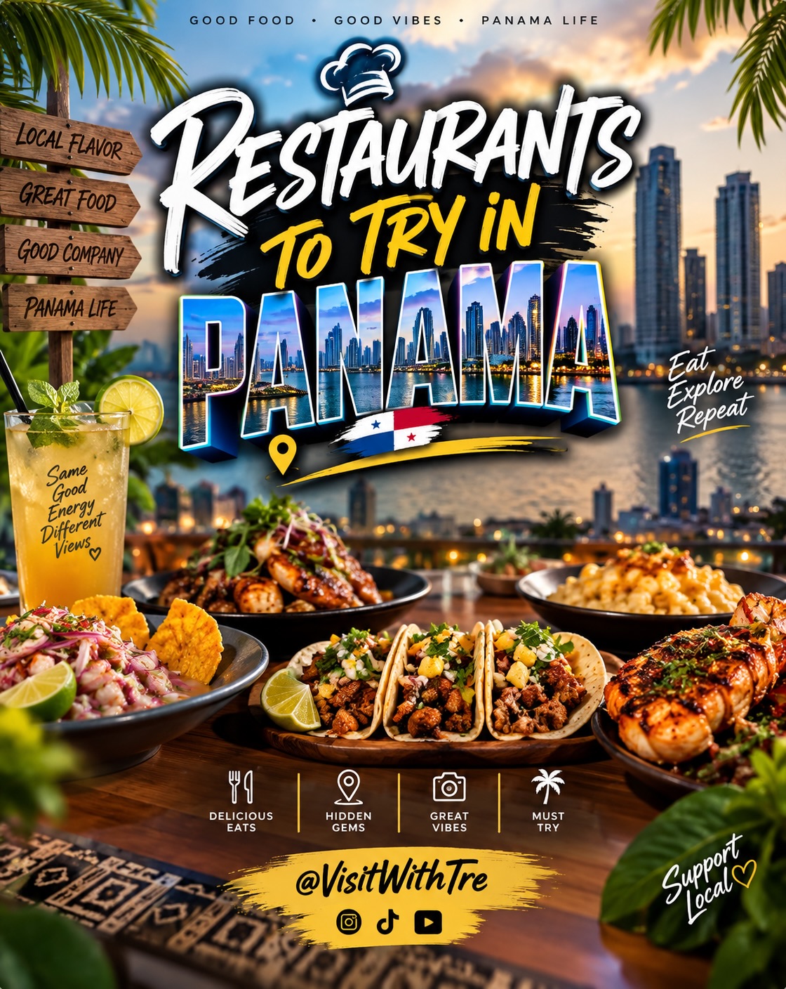 Panama's Diverse Culinary Hotspots and Dining Gems