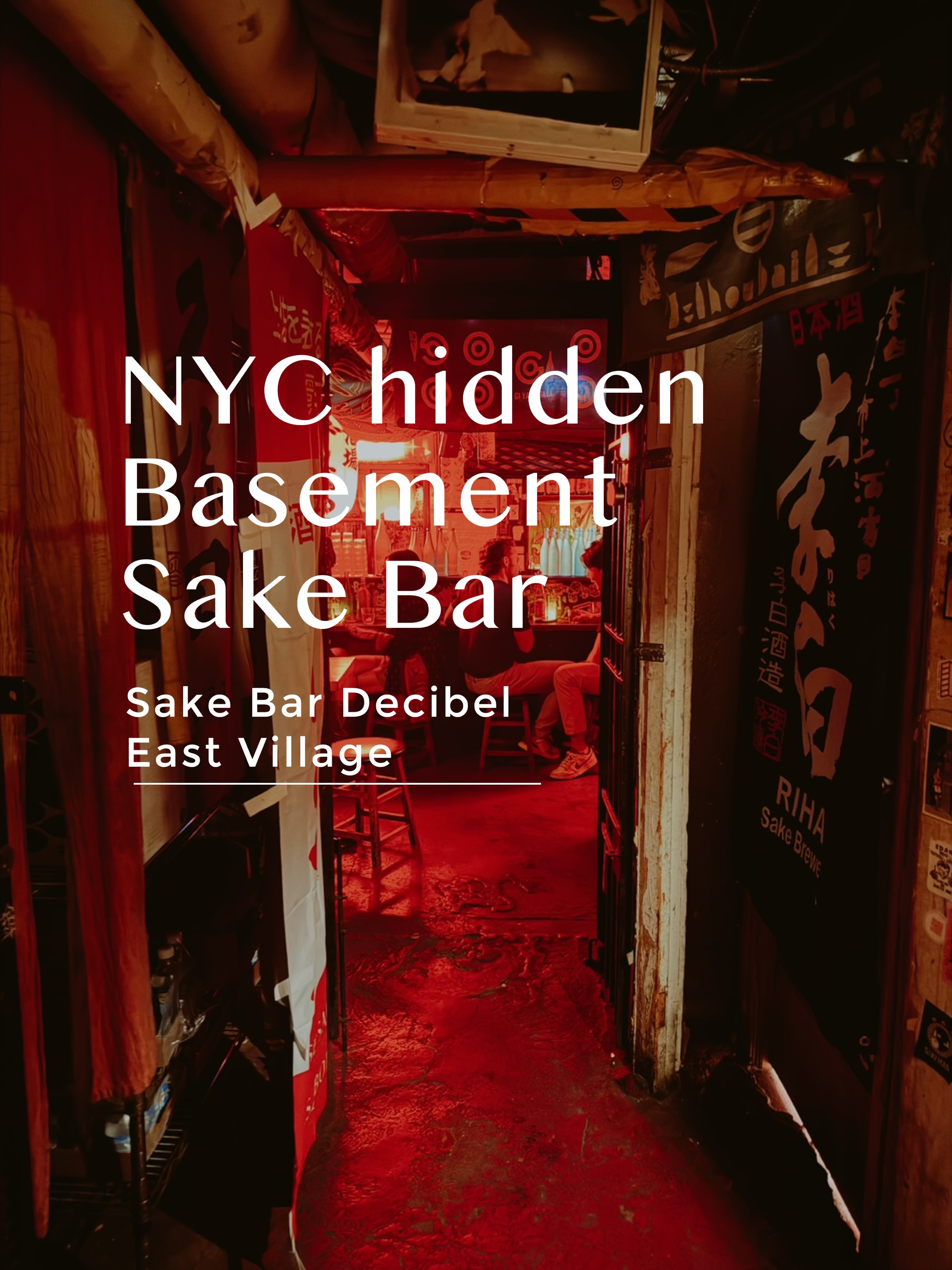 Hidden East Village Sake Bar With Cozy Ambiance