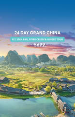 Grand China Tour of Icons and Natural Wonders