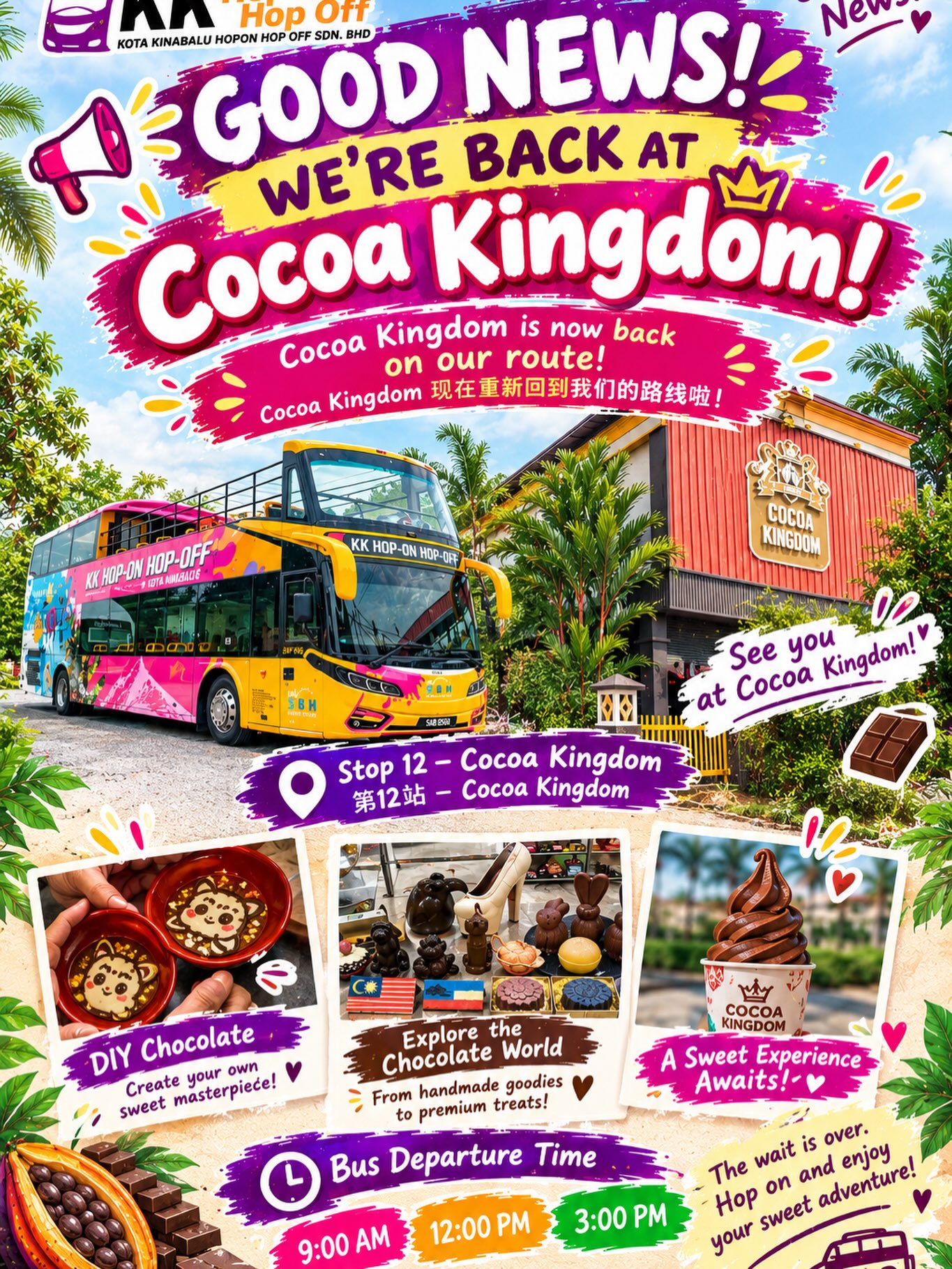 Cocoa Kingdom Reopens for Chocolate Delights