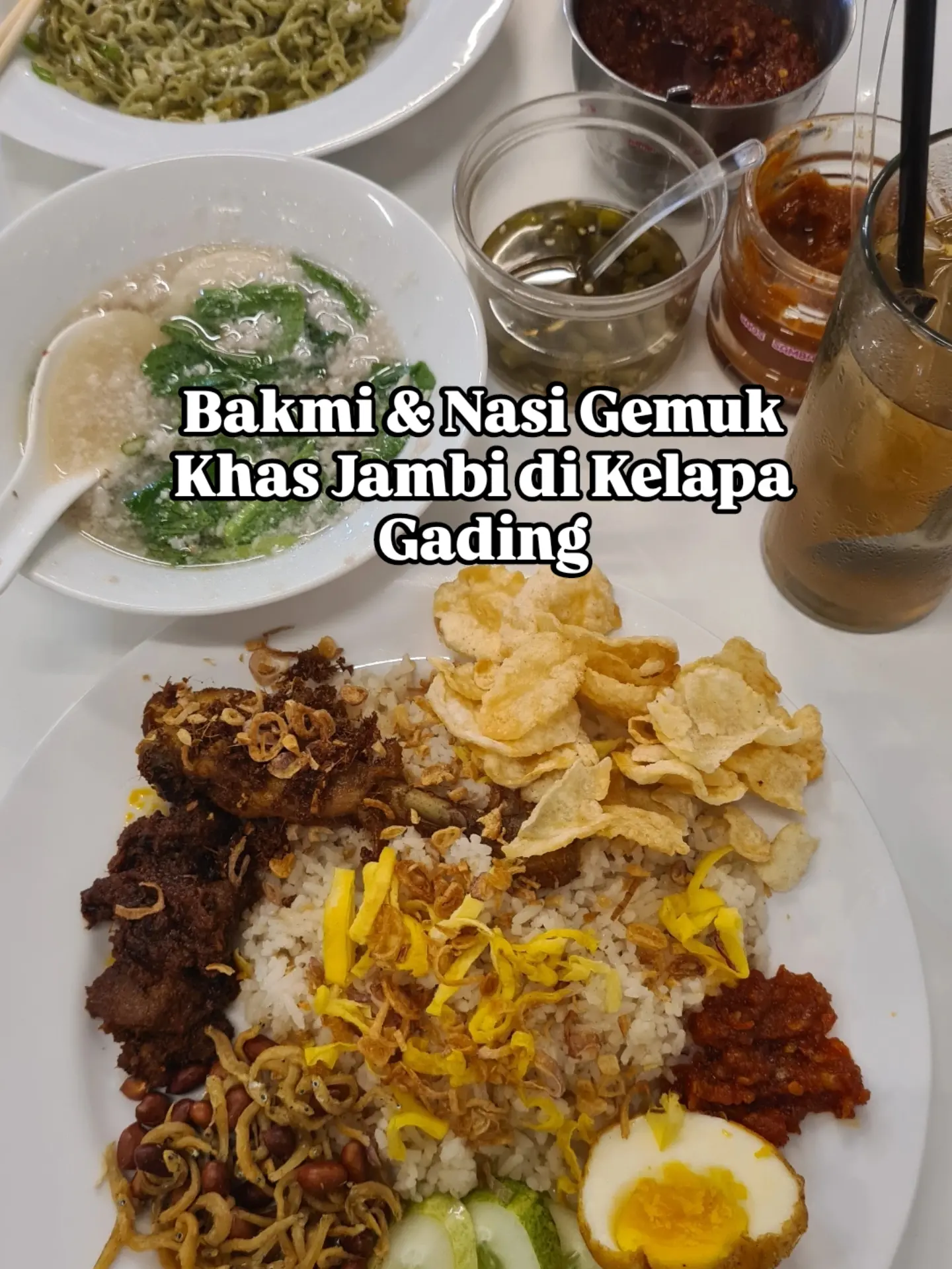 Bakmi Khas Jambi and Fat Rice