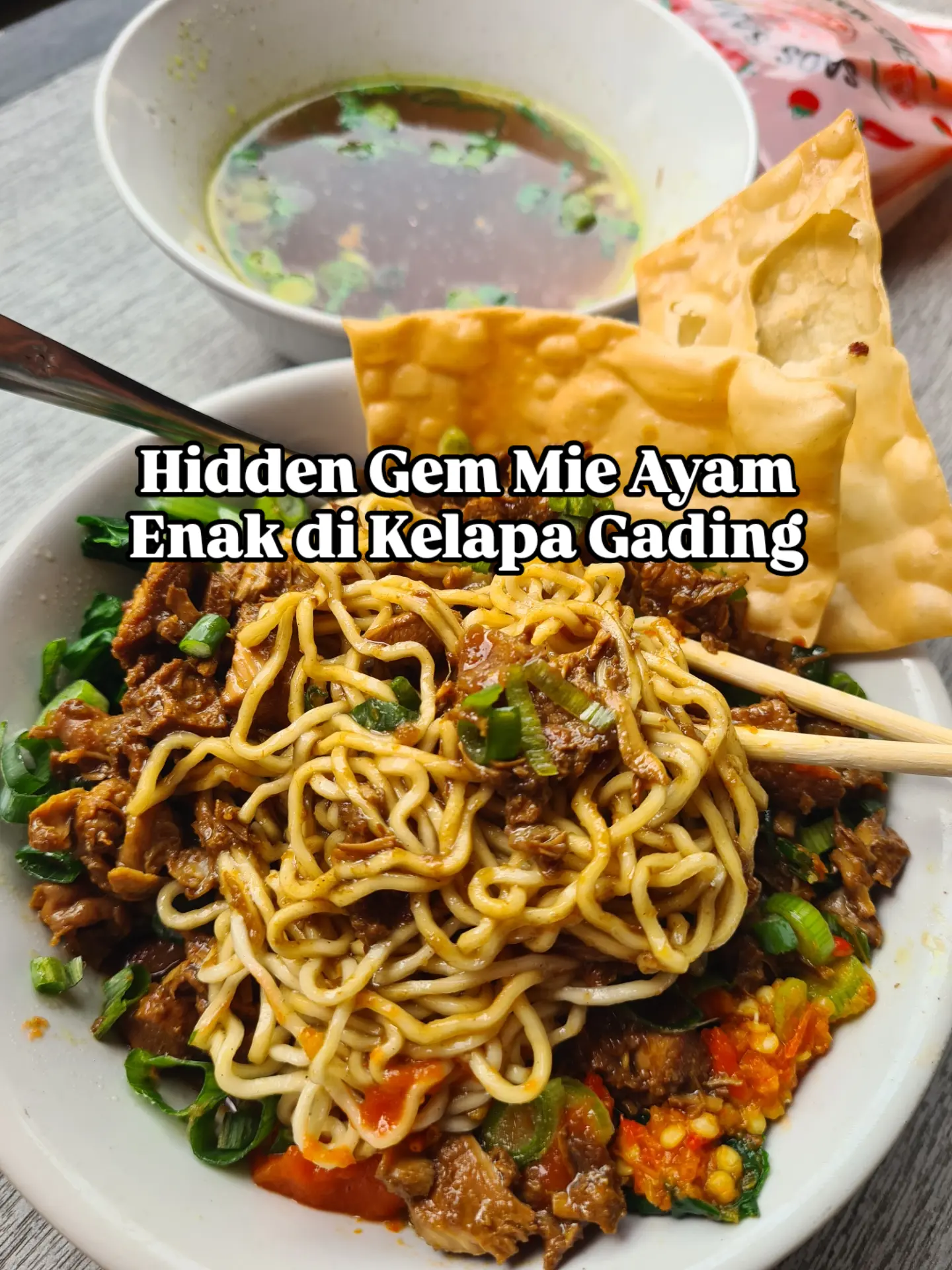 Mie Ayam ABG Offers Delicious Noodles in Kelapa Gading