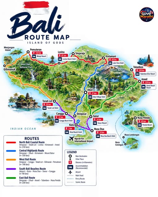Bali's Iconic Destinations: Beaches, Temples, and Mountains