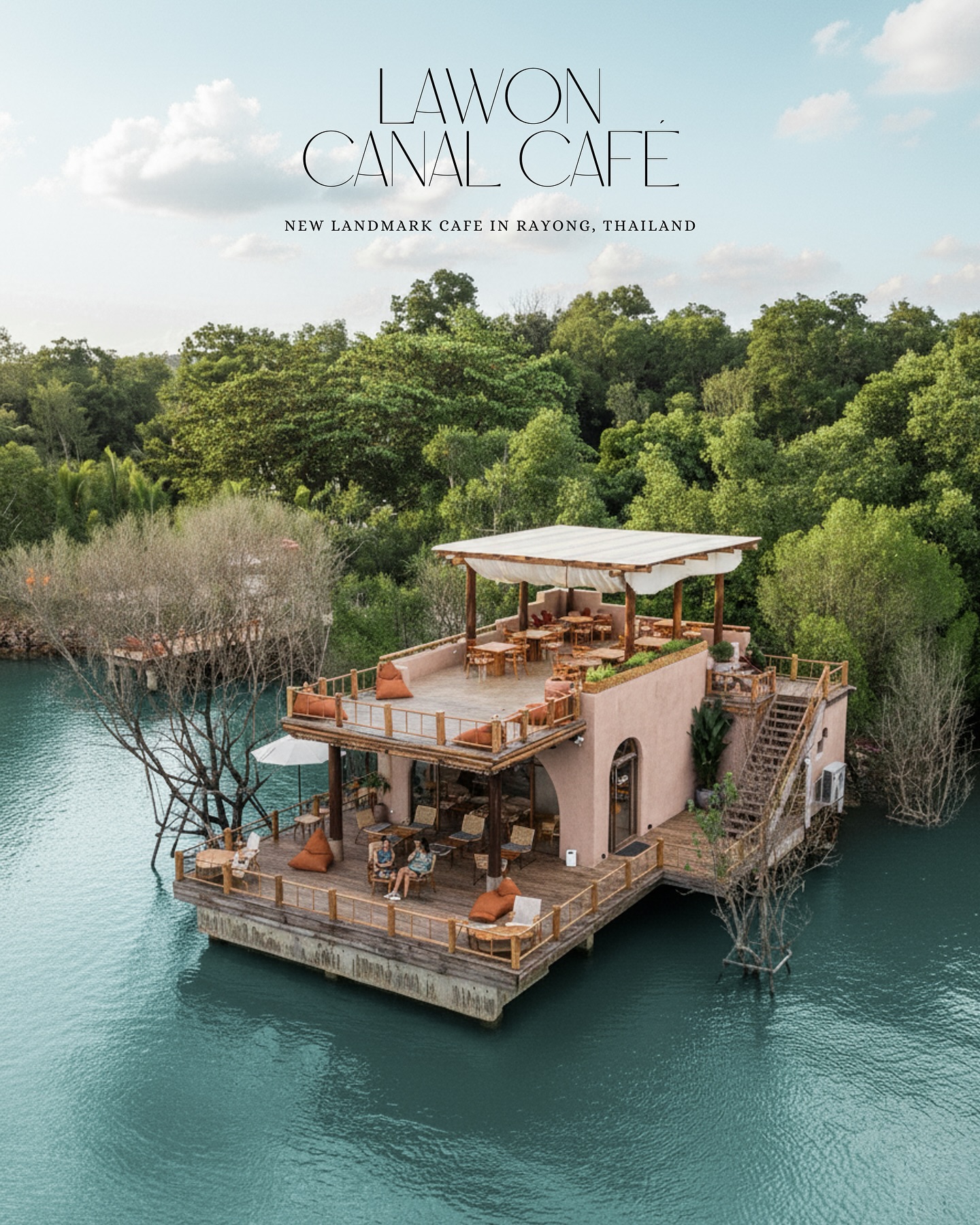 Bali-Inspired Cafes By The Lawon Canal