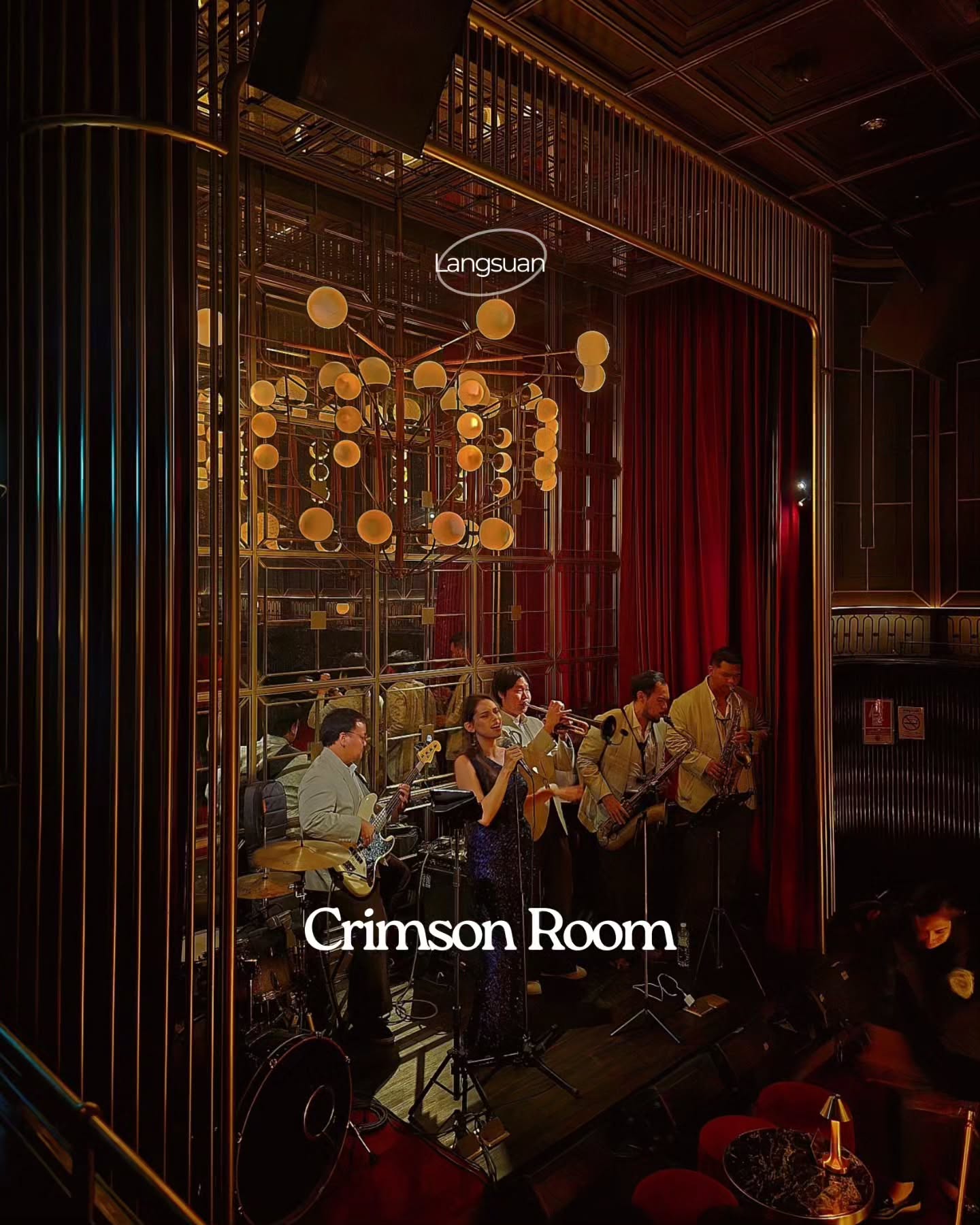 Crimson Room: Bangkok's Opulent Theater-Like Jazz Bar