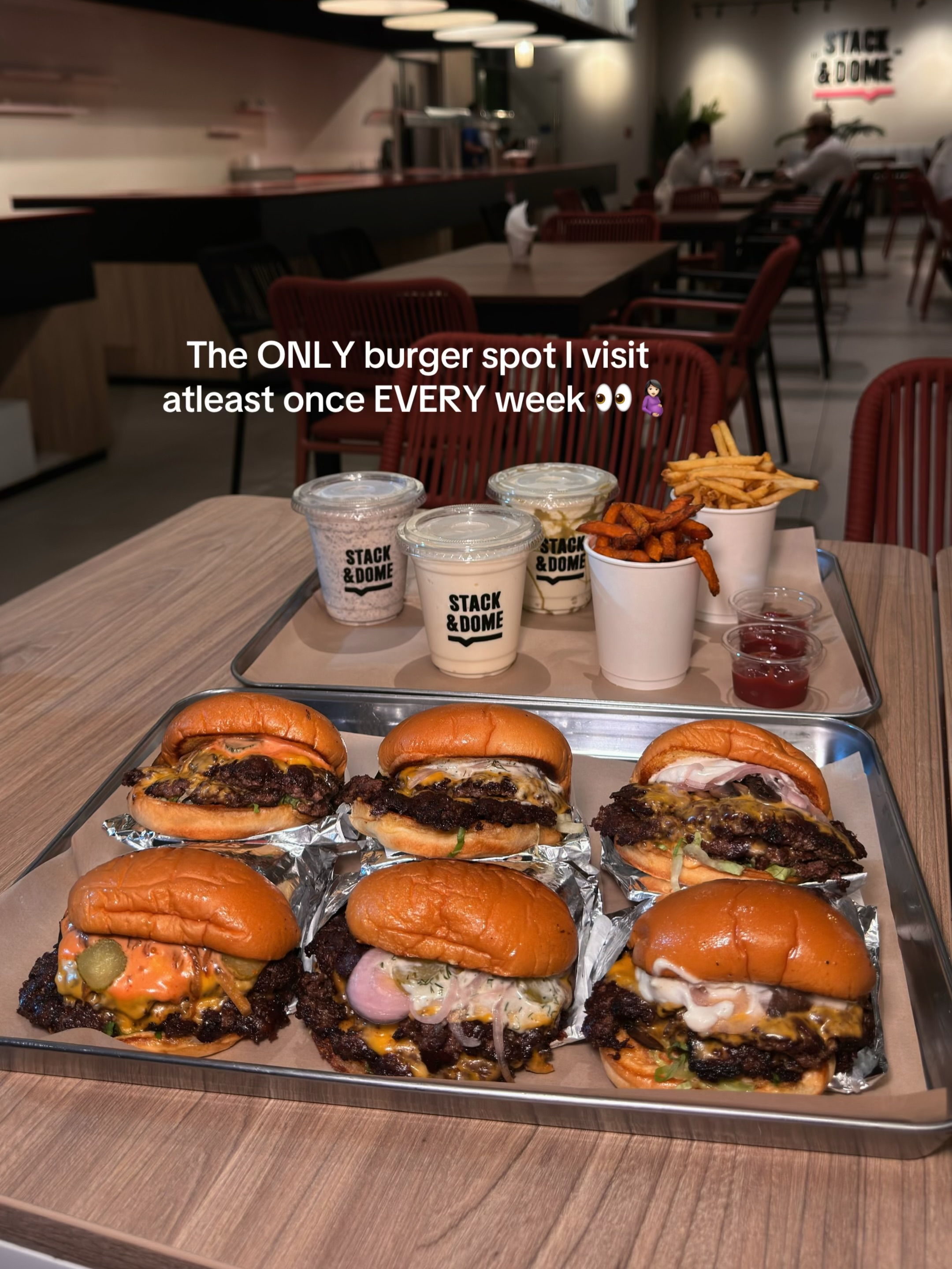 Stack & Dome's Smash Burgers and Milkshakes