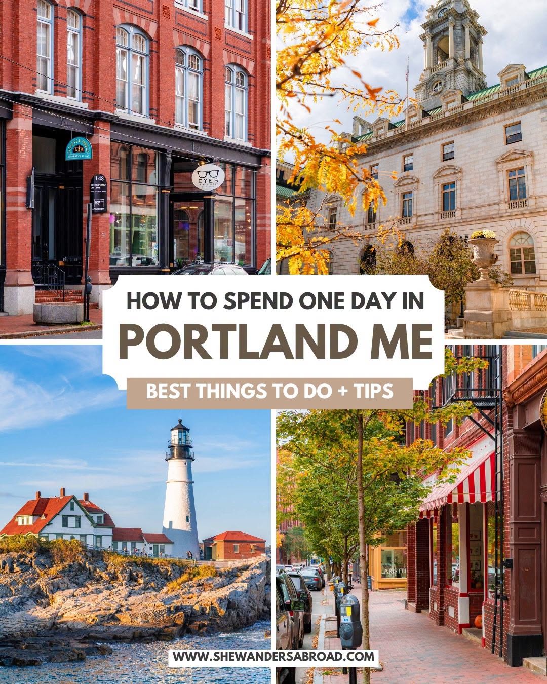 Lighthouse and Old Port Attractions in Portland
