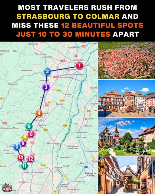 Charming Alsace Towns Between Strasbourg and Colmar