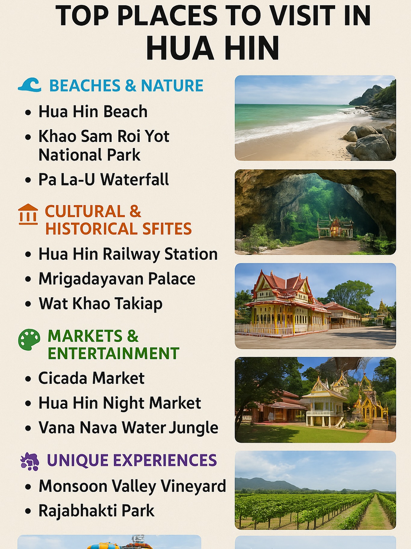 Discover Hua Hin's Attractions and Travel to Thailand