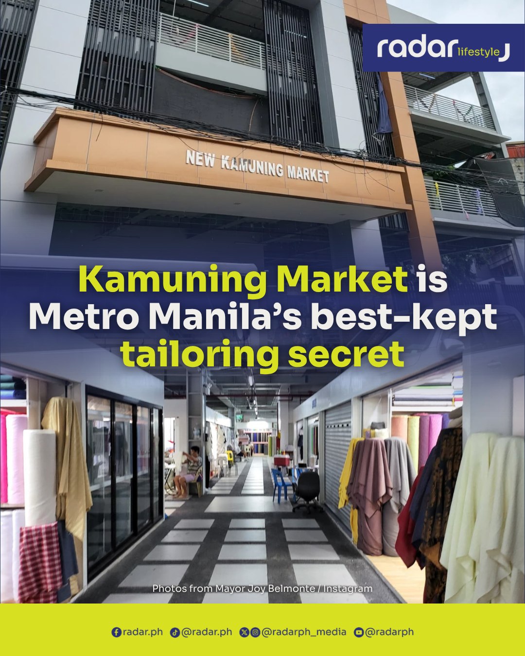 Kamuning Market: Tailoring Shops And Fabric Stores