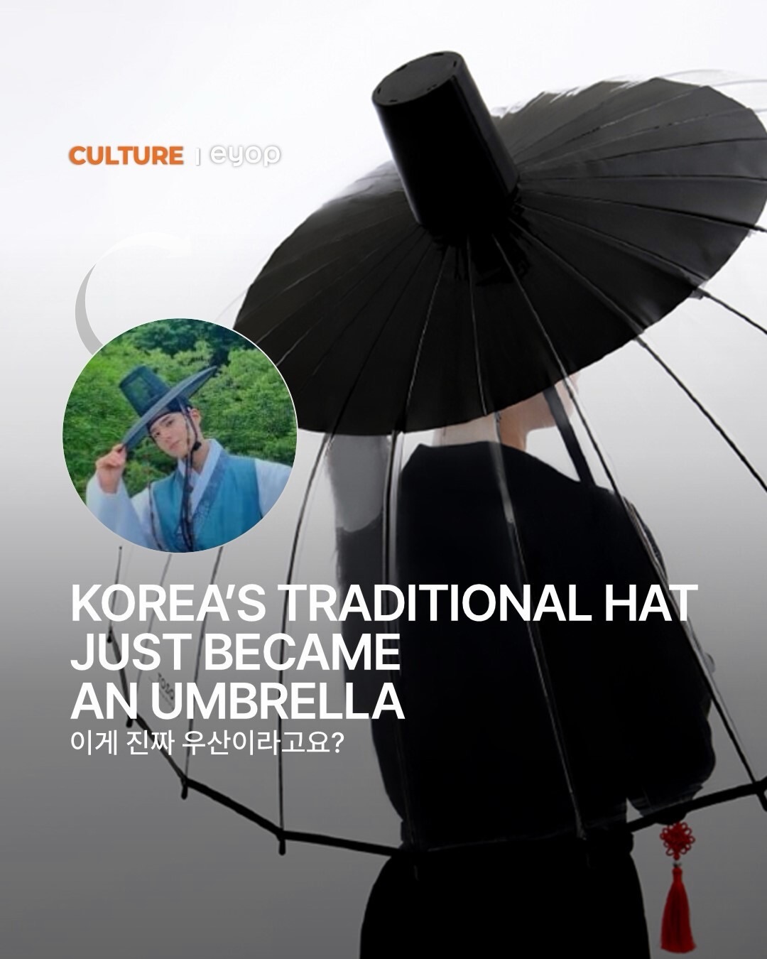 National Museum of Korea's Unique Gat Umbrella