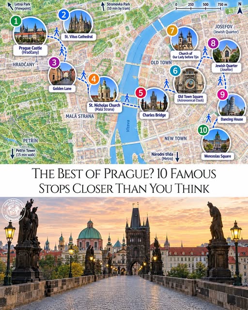 Prague's Compact Historic Center Highlights