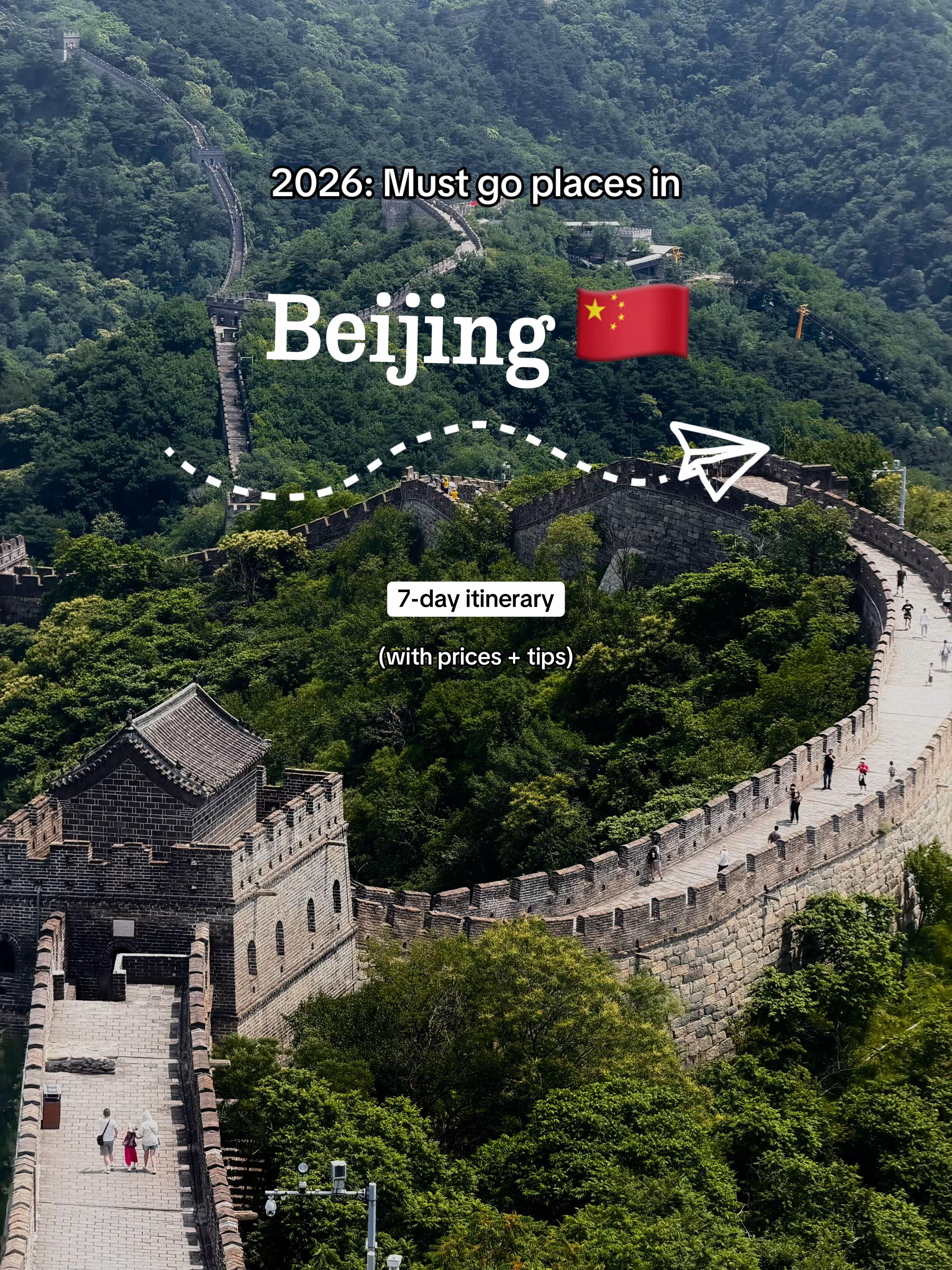 Beijing's Forbidden City, Great Wall, and Historic Lanes
