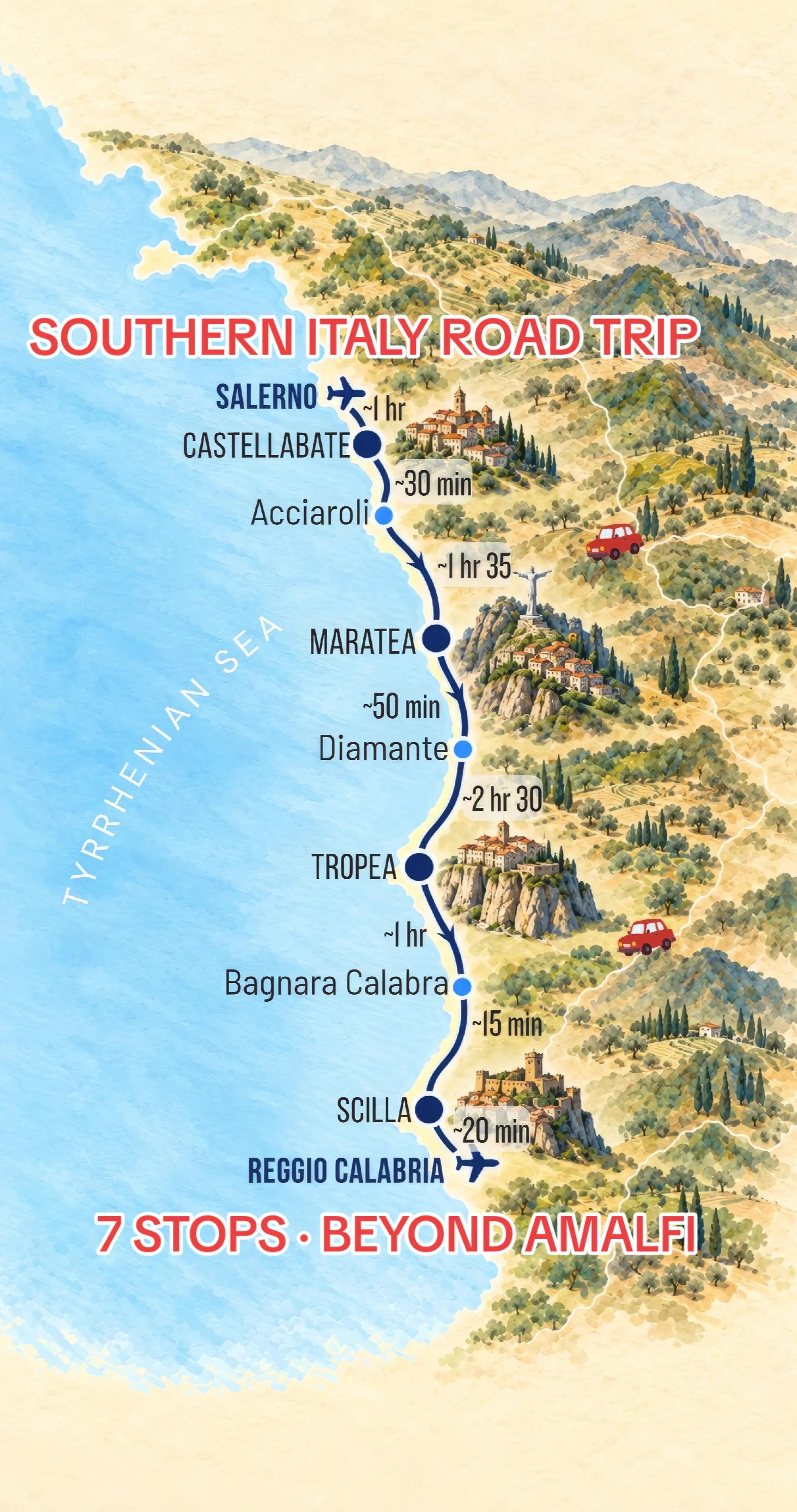 Southern Italy's Tyrrhenian Coast Road Trip