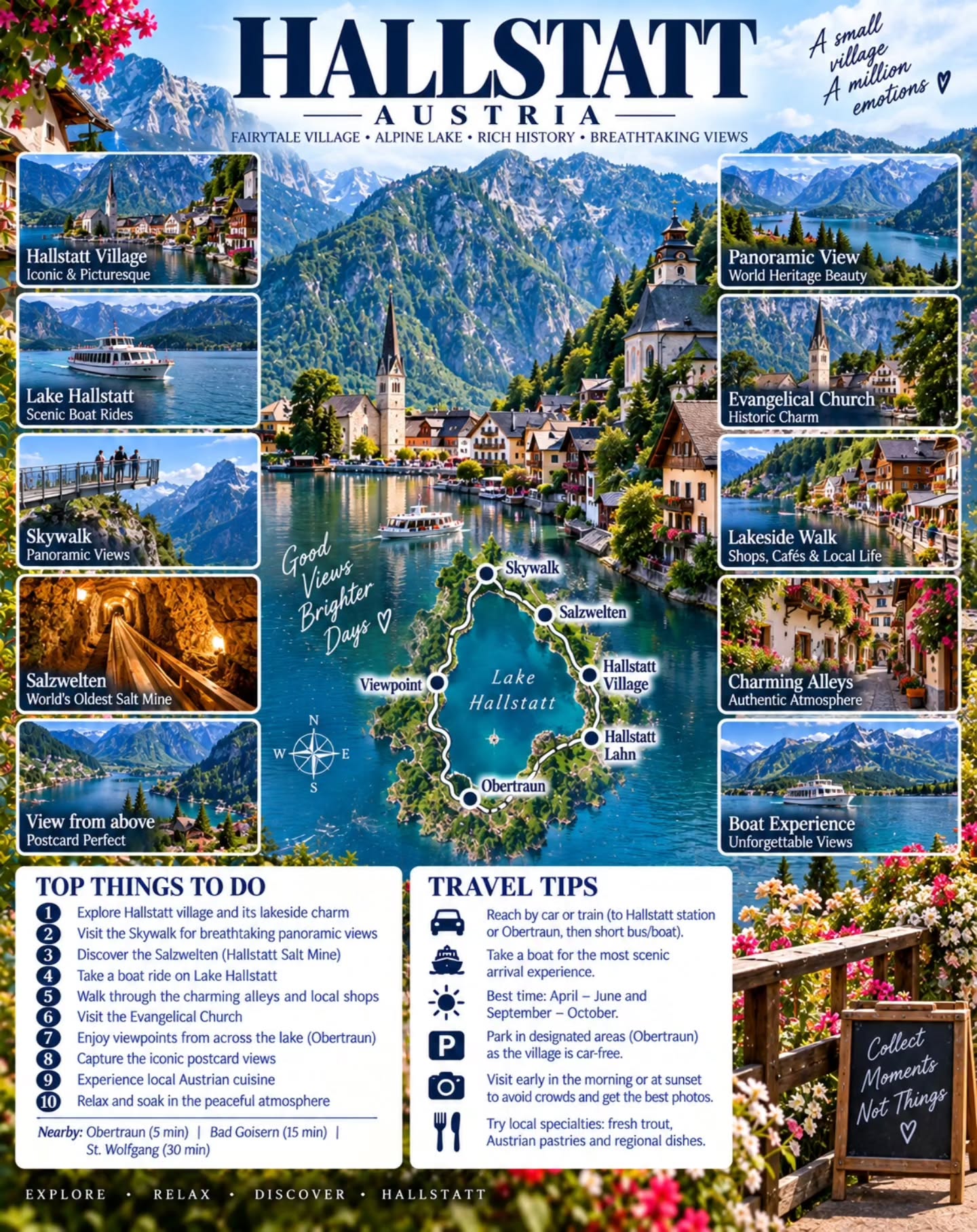Hallstatt: Austrian Village, Lake, and Salt Mines