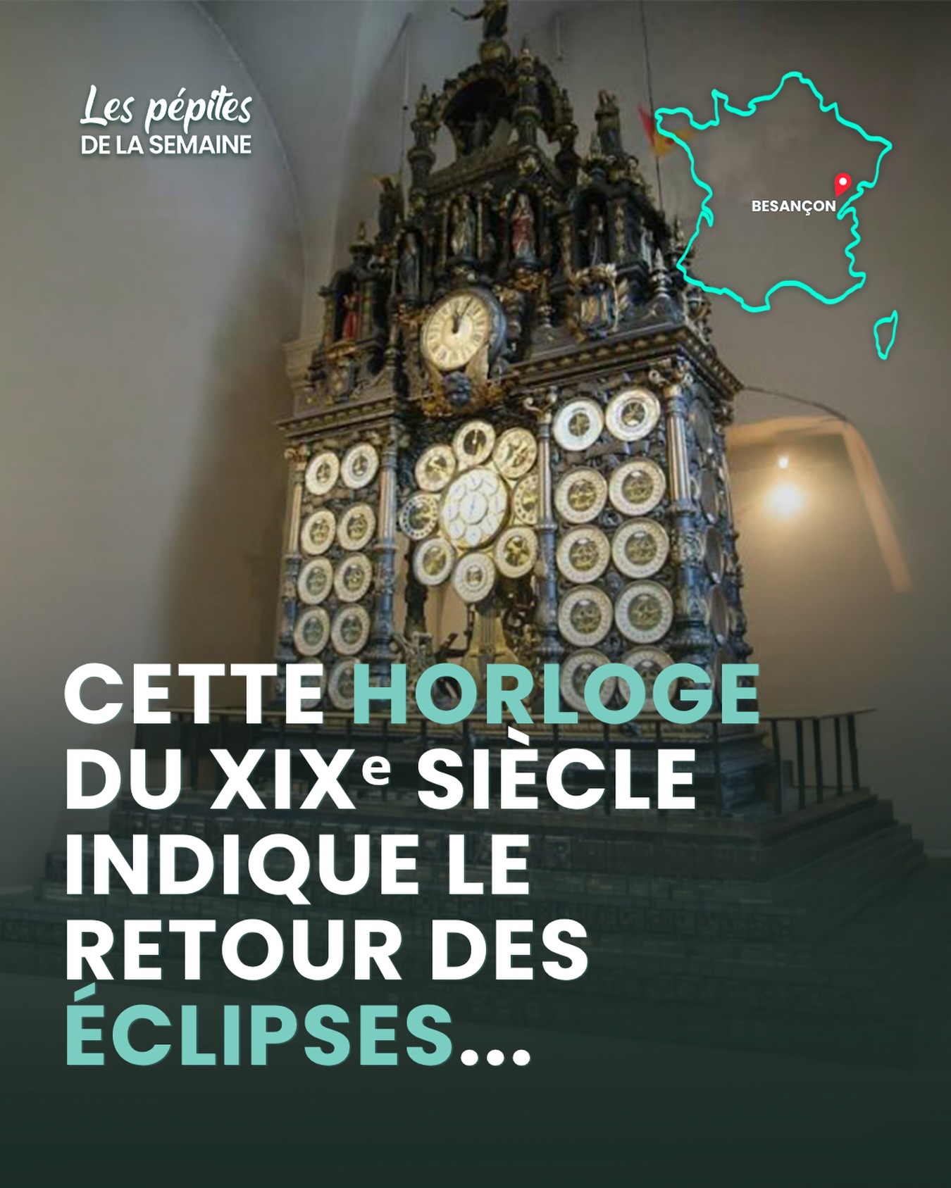 Besançon Cathedral Features Advanced Astronomical Clock