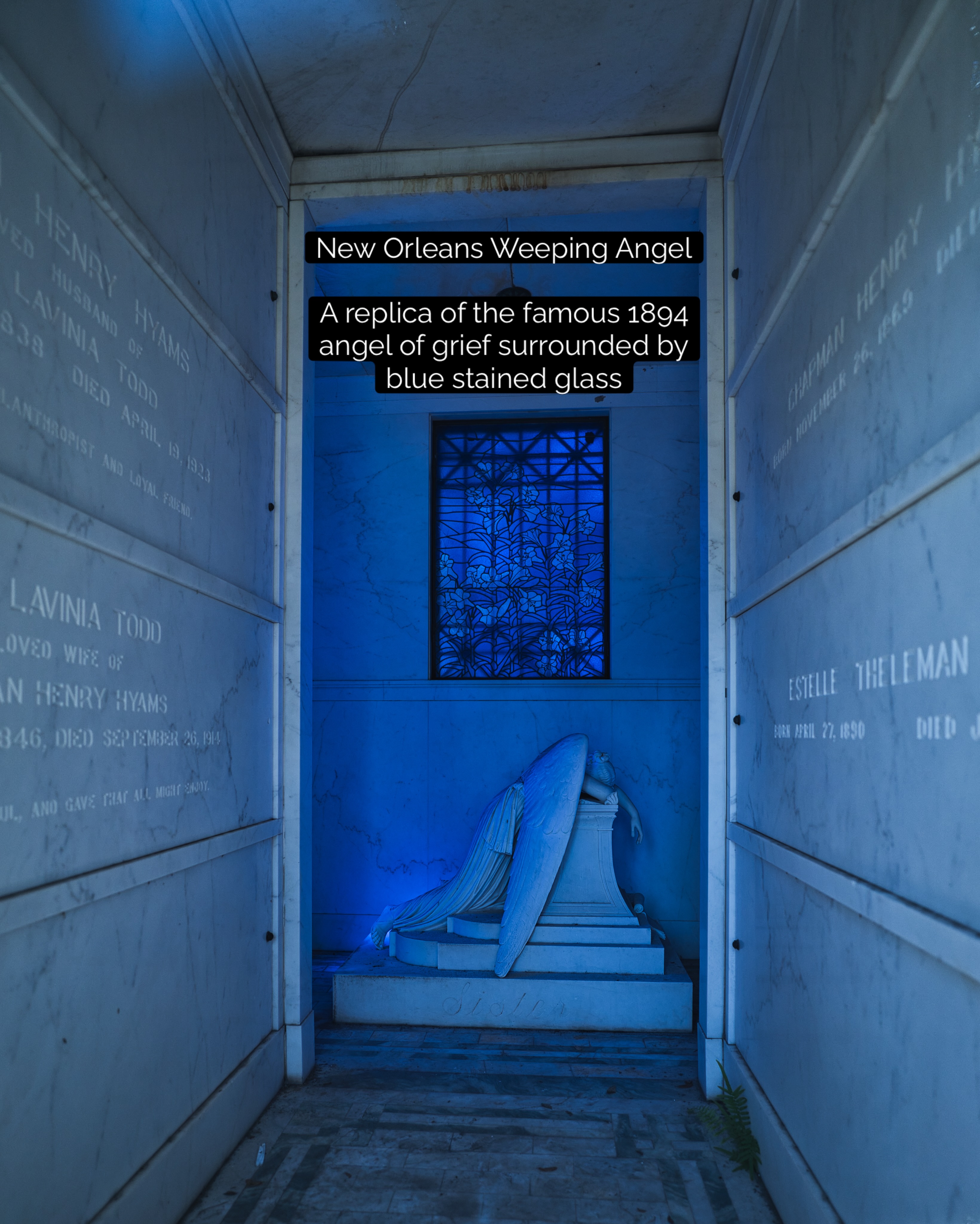 Unusual Angelic Graves In New Orleans