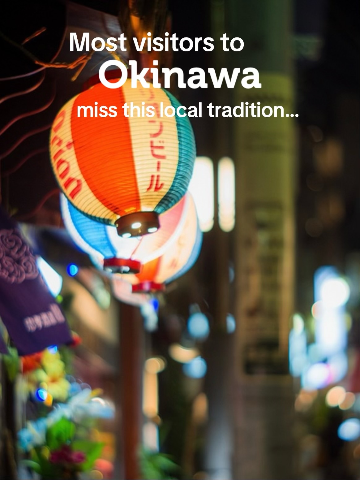 Okinawa's Senbero Spots Offer Local Izakaya Experience
