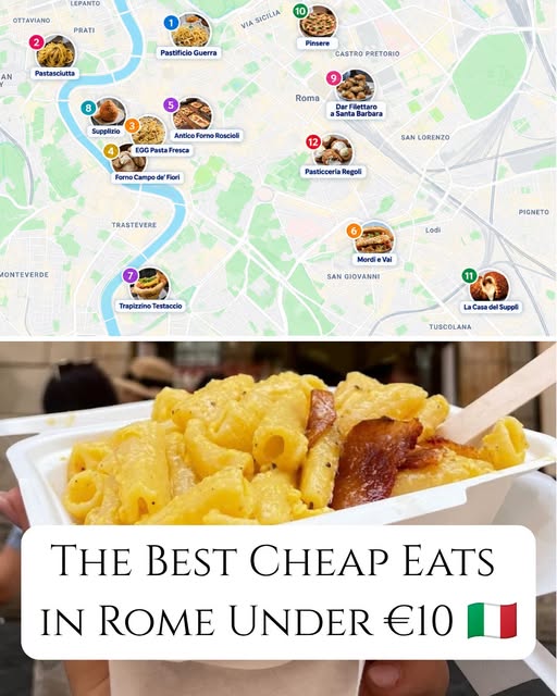 Rome's Best Budget Bites Under Ten Euros