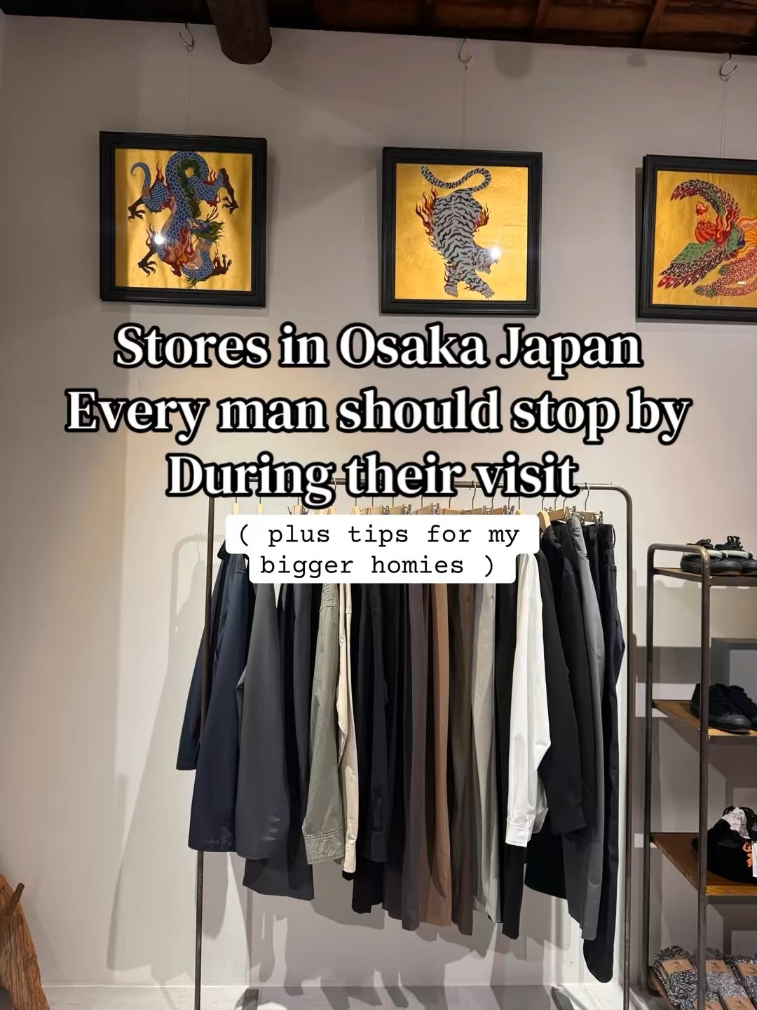Osaka's Best Streetwear and Menswear Shops