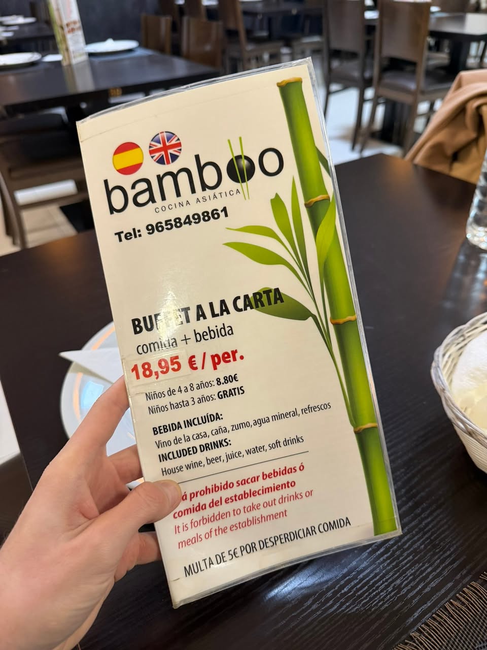 Bamboo Buffet Offers Two-Hour Unlimited Food and Drinks