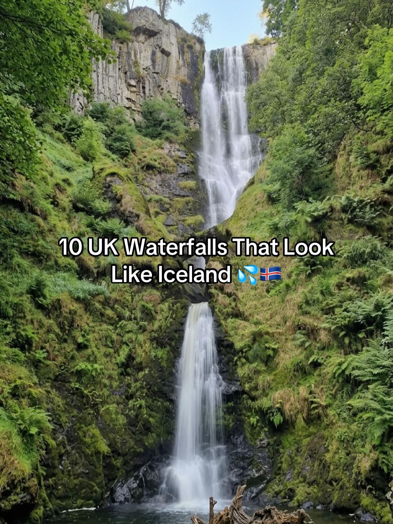 Dramatic UK Waterfalls Rivaling Iceland's Beauty
