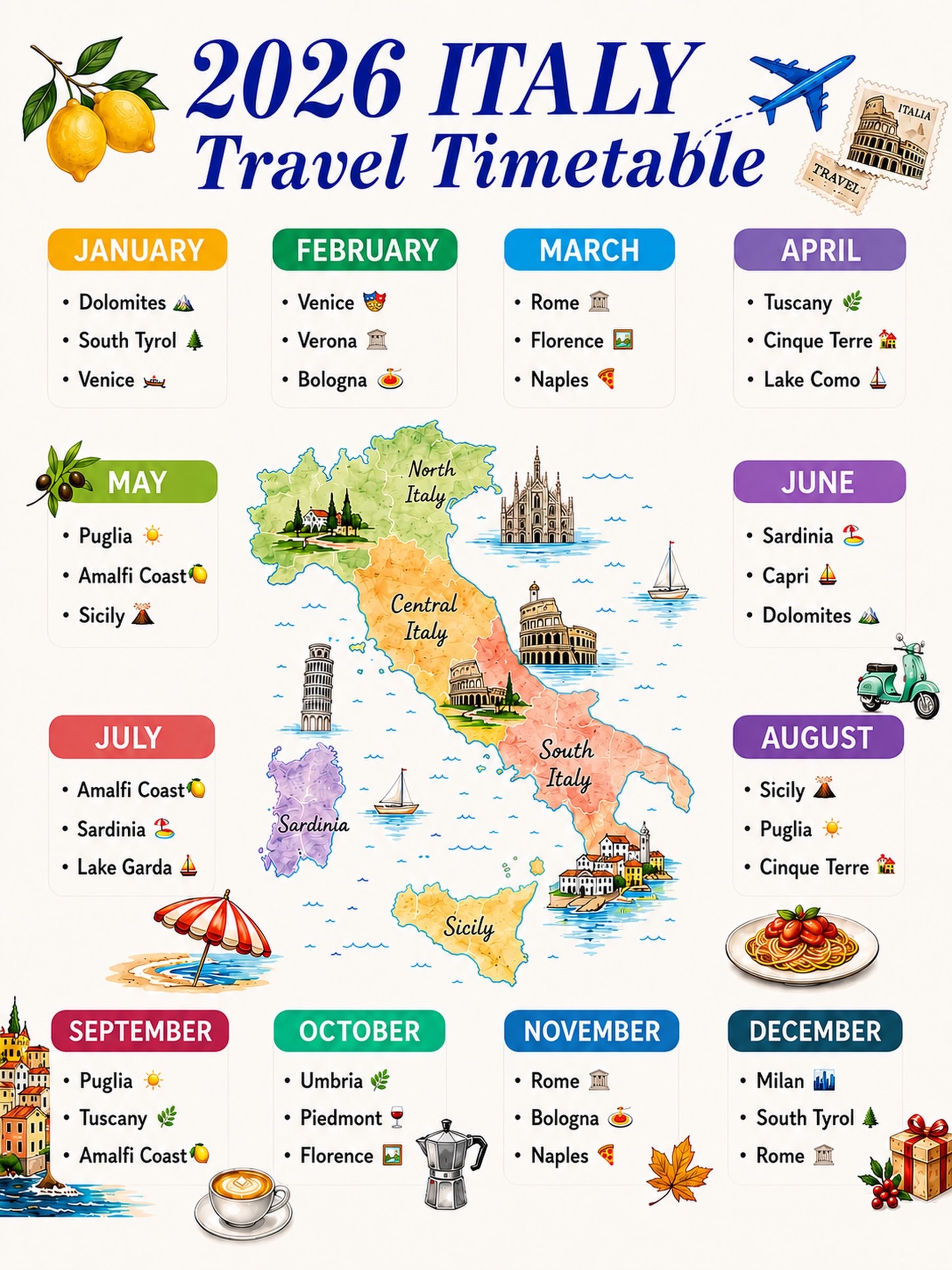 Italy's Best Destinations For A 2026 Travel Plan