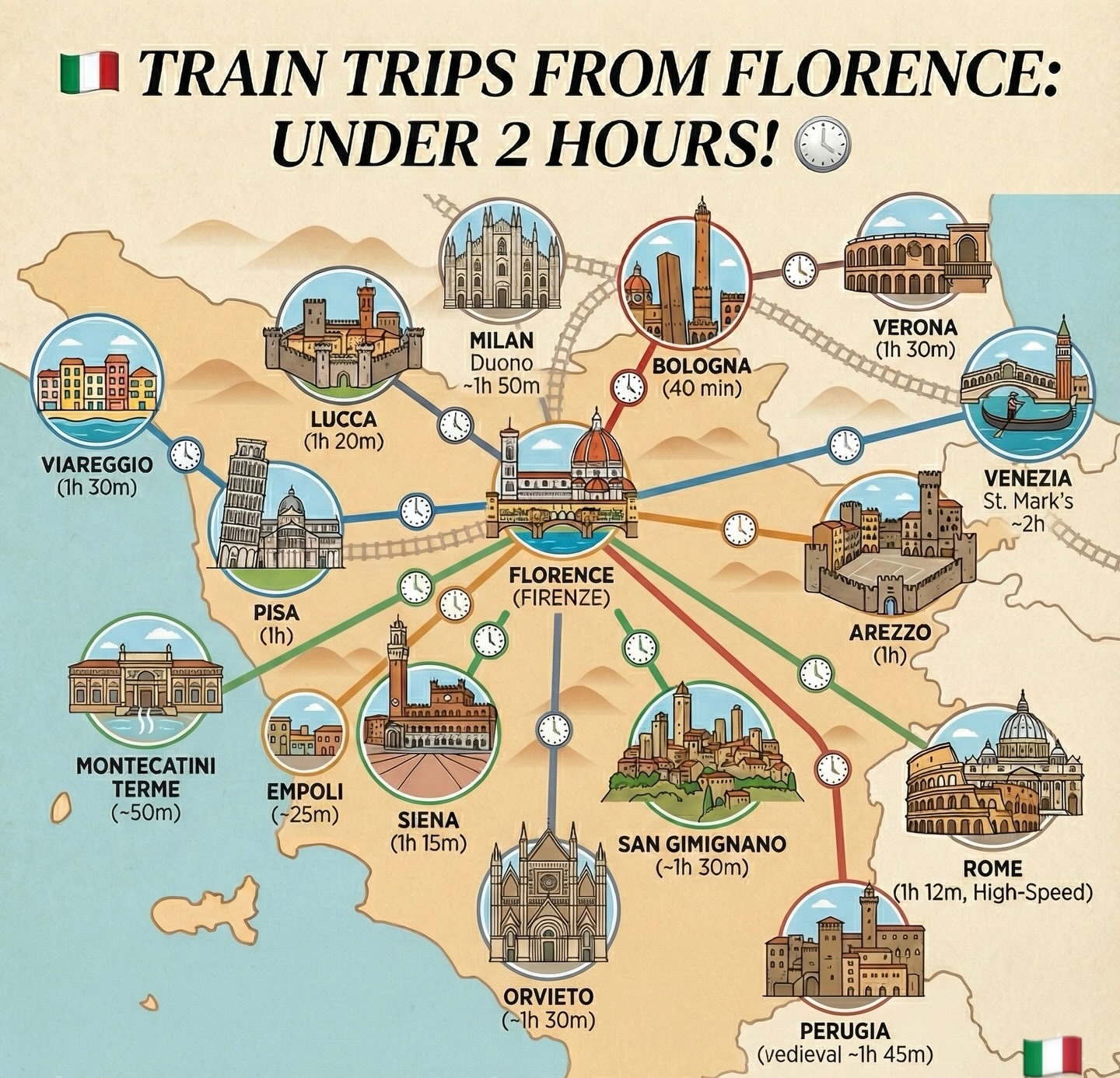 Florence Day Trips By Train